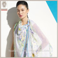 2015 New Style Fashion digital print silk Georgette Shawl Scarf